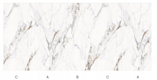 Płyta Węglowa Panel WPC Calacatta Gold 280x110x0,5cm Błyszcząca PREMIUM HD