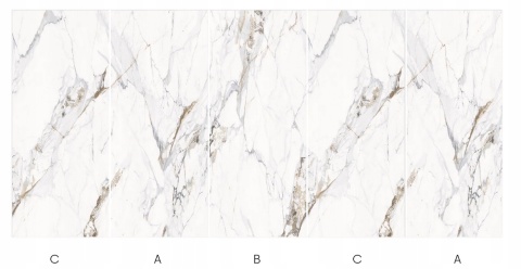 Płyta Węglowa Panel WPC Calacatta Gold 280x110x0,5cm Błyszcząca PREMIUM HD