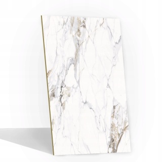 Płyta Węglowa Panel WPC Calacatta Gold 280x110x0,5cm Błyszcząca PREMIUM HD