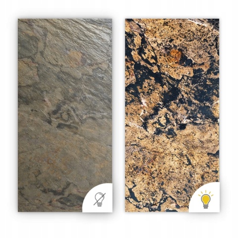 Fornir kamienny Naturalny do podświetlania Burning forest 122x61x0,2cm