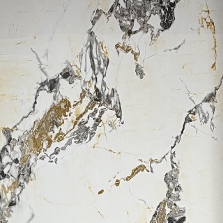 PŁYTA PVC Wodoodporna Golden Marble 288x122 POŁYSK