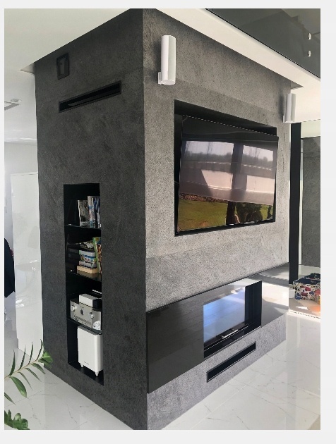 Kamień w rolce Fornir kamienny Naturalny BORG GREY 122x61x0,3 cm