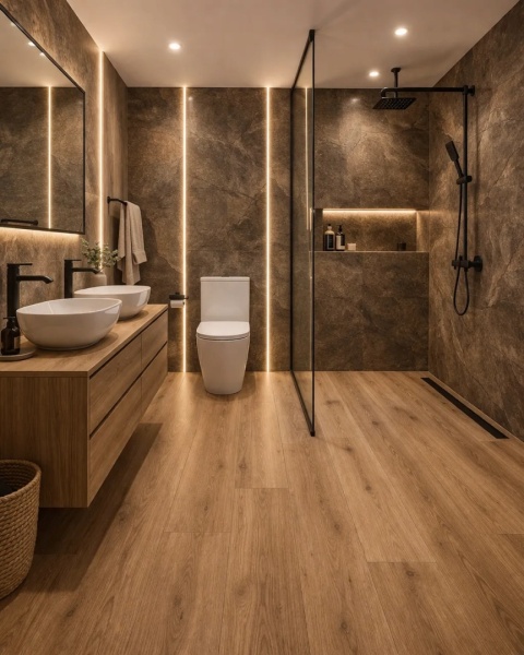 Kamień w rolce Fornir kamienny Naturalny EARTH BRONZE 122x280x0,3 cm