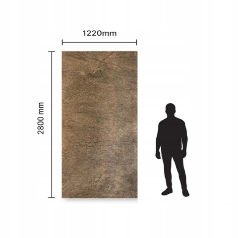 Kamień w rolce Fornir kamienny Naturalny EARTH BRONZE 122x280x0,3 cm