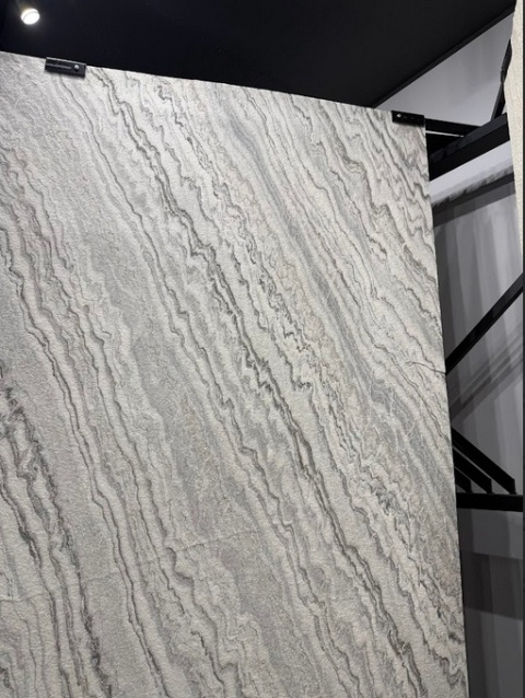 Kamień w rolce Fornir kamienny Naturalny KILIAN LIGHT GREY 122x244x0,3 cm