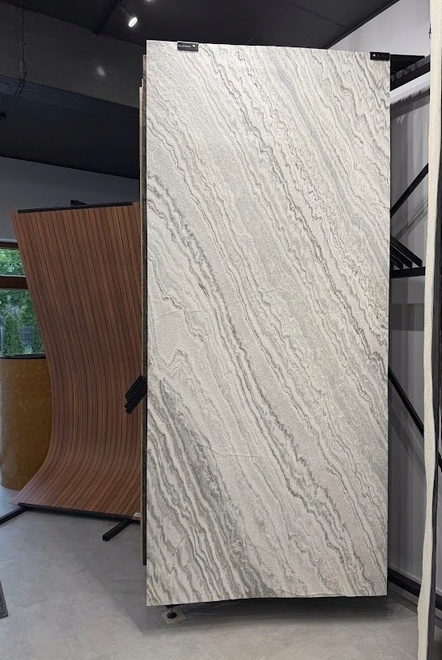 Kamień w rolce Fornir kamienny Naturalny KILIAN LIGHT GREY 122x280x0,3 cm