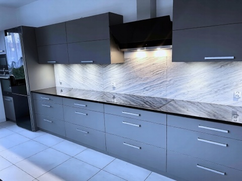 Kamień w rolce Fornir kamienny Naturalny KILIAN LIGHT GREY 122x305x0,3 cm