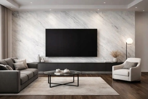 Kamień w rolce Fornir kamienny Naturalny SPAIDER WHITE 122x61x0,3 cm