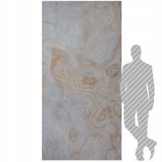 Kamień w rolce Fornir kamienny Naturalny Seul white 122x61x0,2cm