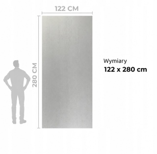 Kamień w rolce Fornir kamienny Naturalny TRAWERTYN WHITE 122x280x0,2 cm