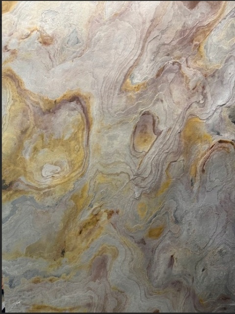 Kamień w rolce Fornir kamienny Naturalny Ulsan white 122x280x0,3 cm