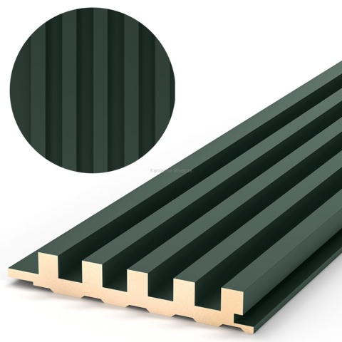 Lamele WPC ścienne dekoracyjne na płycie Beta 300x11x1,8cm MATOWE