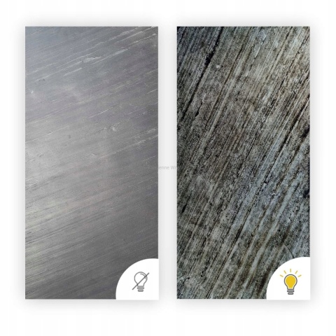 PRÓBKA Fornir kamienny Naturalny do podświetlania Line black 15X10x0,2cm