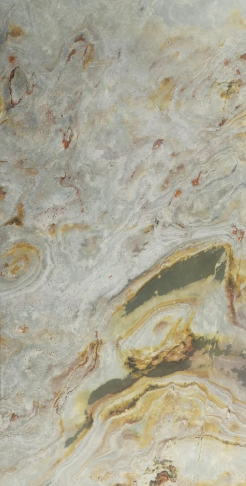 PRÓBKA Kamień w rolce Fornir kamienny Naturalny Ulsan white 30X20X0,3 cm