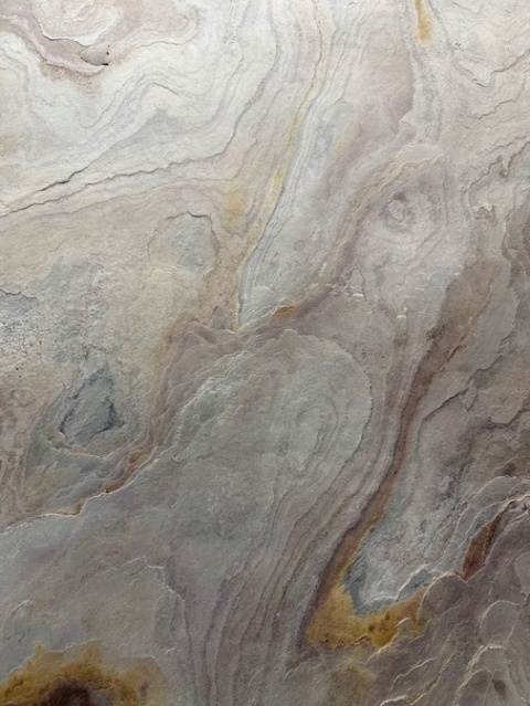 PRÓBKA Kamień w rolce Fornir kamienny Naturalny Ulsan white 30X20X0,3 cm