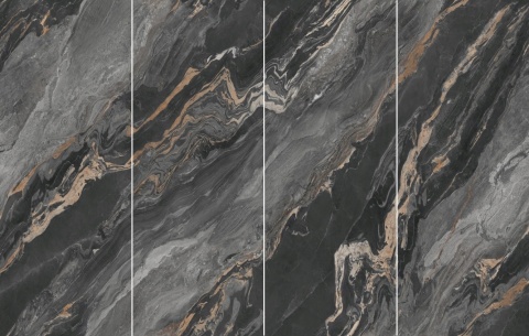 PRÓBKA Płyta Węglowa WPC wodoodporna HARDSTONE GUSTO BLACK 30X20 MATOWA