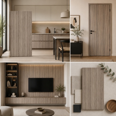Płyta ŚCIENNA Panel wododporny PVC DĄB NATURA STRUKTURA 280x122x0,3cm MAT
