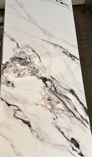 Płyta ŚCIENNA Panel wodoodporny SIGURD BLACK PVC 280x122x0,3cm POŁYSK