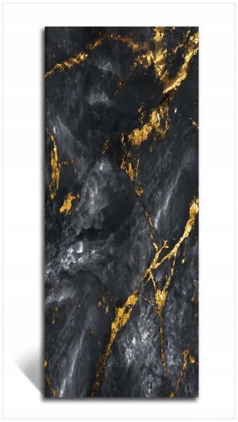 Płyta ŚCIENNA Płyta węglowa PVC BLACK GOLD 280x121,5x0,3cm POŁYSK