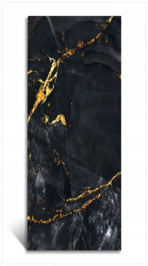 Płyta ŚCIENNA Płyta węglowa PVC BLACK GOLD 280x121,5x0,3cm POŁYSK