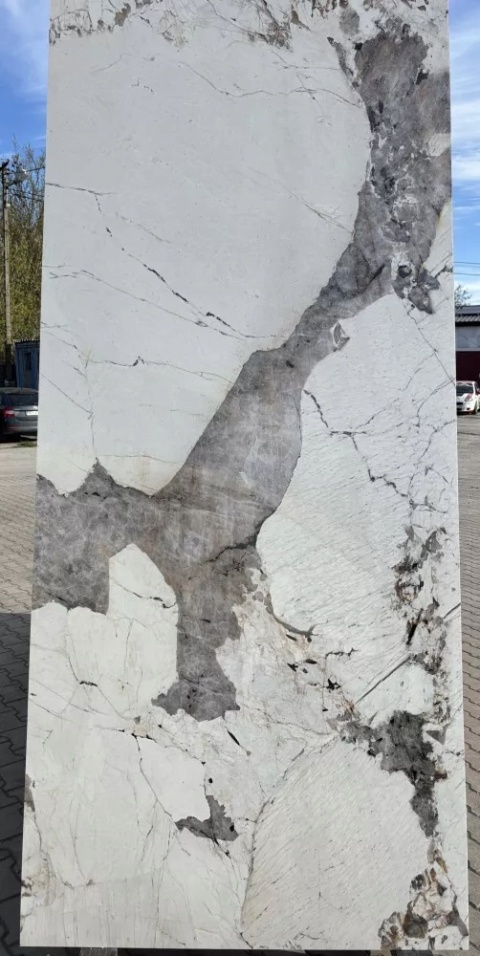 Płyta ŚCIENNA Płyta węglowa PVC LAVERO GREY 280x122x0,3cm POŁYSK