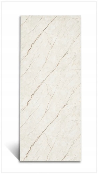 Płyta ŚCIENNA węglowa Panel wododporny BEŻOWY MARMUR 280x122x0,3cm POŁYSK