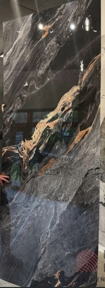 Płyta Węglowa WPC wodoodporna HARDSTONE GUSTO BLACK 280x110x0,3cm MATOWA