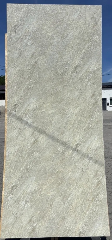 Płyta węglowa Panel wododporny Beżowy Kamień Strukturalny 280x120x0,3cm MAT
