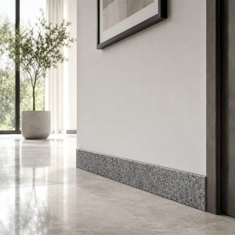 Cokół granitowy polerowany Dark Grey G654 New 61x8x1 cm
