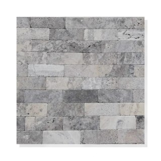 Kamień dekoracyjny 10mm Trawertyn Ash Bębnowany 7,5x15 cm