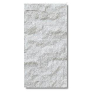 Kamień dekoracyjny marmurowy Pure White Brick 7x30