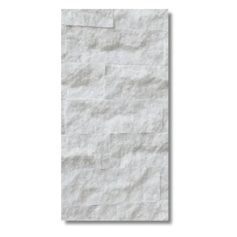 Kamień dekoracyjny marmurowy Pure White Brick 7x30