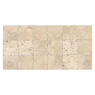 Kamień dekoracyjny trawertyn Ivory Classic Mix 10x10