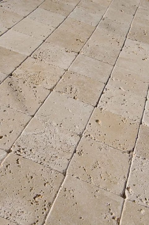Kamień dekoracyjny trawertyn Ivory Classic Mix 10x10
