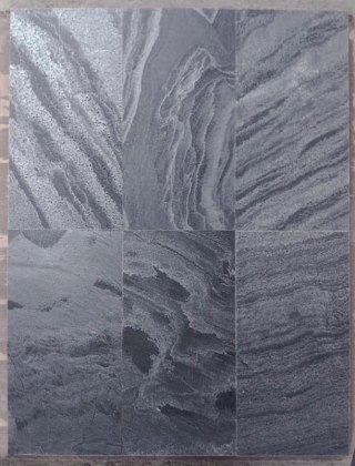 Kamień elewacyjny-dekoracyjny Silver Grey Leather 30x60x1,2 cm