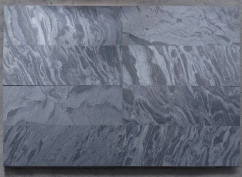 Kamień elewacyjny-dekoracyjny Silver Grey Leather 30x90x1,2 cm