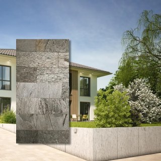 Kamień elewacyjny-dekoracyjny kwarcytowy Silver Shine Brick 10x30