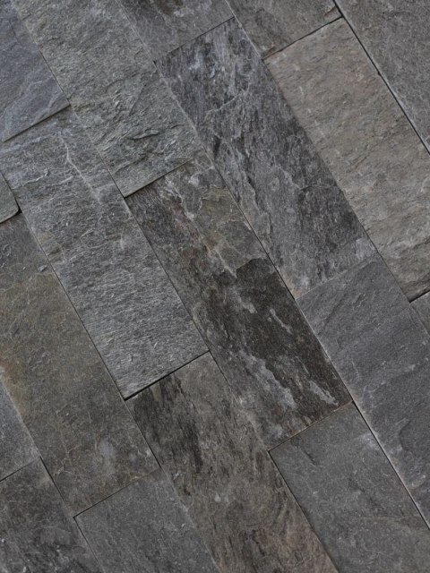 Kamień elewacyjny-dekoracyjny kwarcytowy Silver Shine Brick 10x30