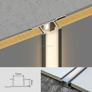 Listwa aluminiowa PA11 czarna wykończeniowa / dekoracyjna