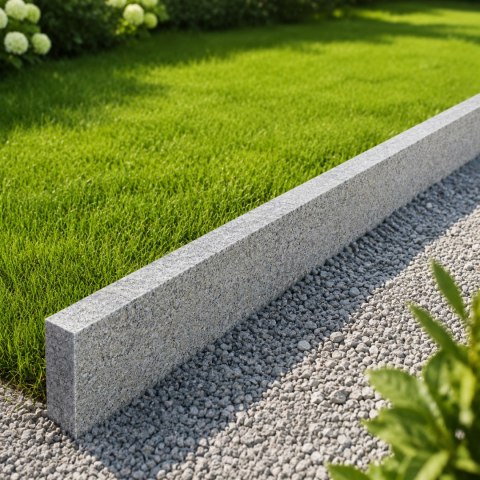 Obrzeże granitowe G602 8x25x100 cm góra płomień