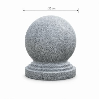 Ogrodowa Kula Granitowa polerowana G603 fi 25cm