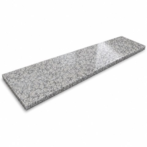 Parapet Stopnica granitowa szara polerowana Bianco Sardo G602 150x33x2 cm
