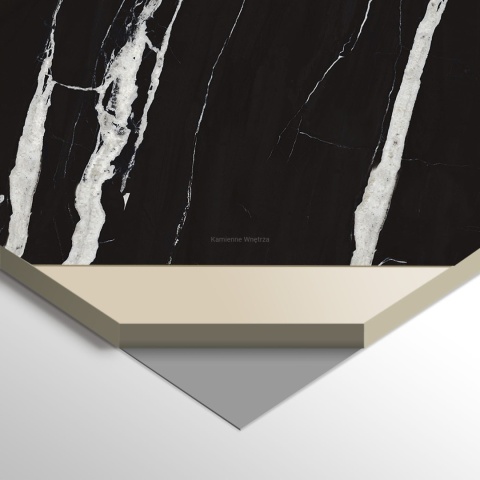 Płyta BLACK NERO Węglowa 280x112x0,5cm Matowa wodoodporna SPC