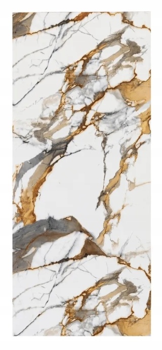 Płyta ŚCIENNA węglowa Panel wododporny ZŁOTY BURSZTYN 280x122x0,3 POŁYSK