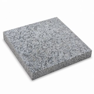 Płyta drogowa granitowa szara płomieniowana Bianco Sardo G602 60x60x6 cm