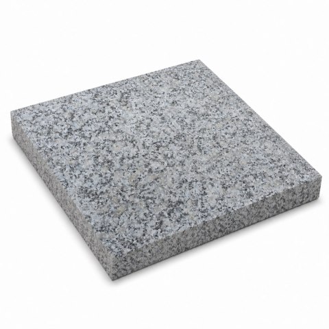 Płyta drogowa granitowa szara płomieniowana Bianco Sardo G602 60x60x6 cm