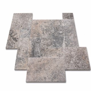 Płytka Trawertyn 12mm Ash Antyczny Roman Opus 1kpl= 0,742m2 | Komplet Rzymski