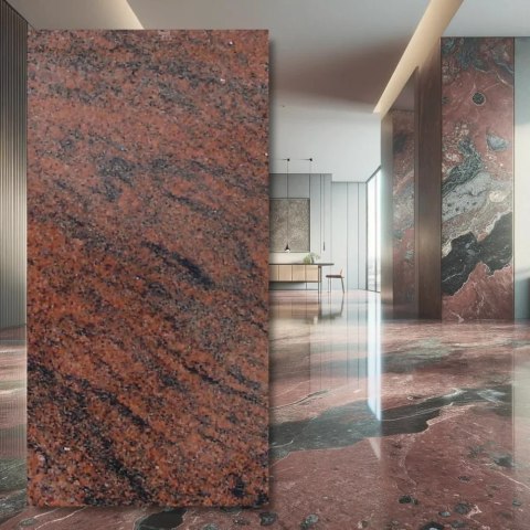 Płytka granitowa Multicolor Red 61x30,5x1 cm