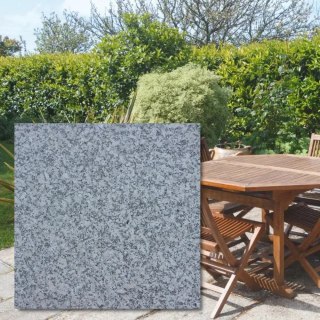Płytka granitowa szara płomieniowana G602 60x60x1,5 cm