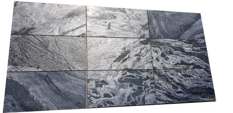 Płytka kwarcytowa Silver Grey szlifowana 60x30x1,2